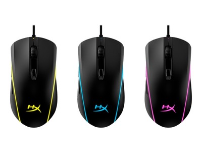 HyperX Pulsefire Surge   Gaming Maus (schwarz) beidhändig Optisch USB 4P5Q1AA