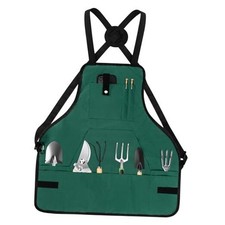 Gardening Apron, Garden Apron for Women with Pockets, Waterproof 600D Heavy