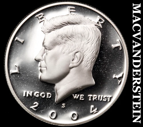 2004-S Kennedy Half Dollar- Silver Choice Gem Proof Luster No Reserve #i7464