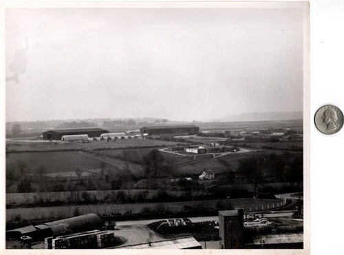 WW2 WWII Military Press Photo US Navy Naval Air Facility 804 Dunkeswell England