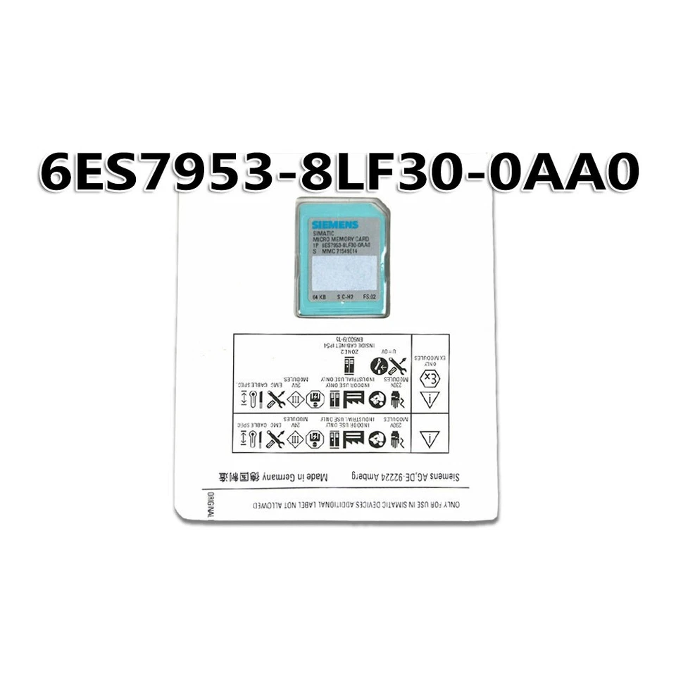 New Siemens 6ES7953-8LF30-0AA0 6ES79538LF300AA0 SIMATIC S7 Micro Memory Card - Image 2 of 4