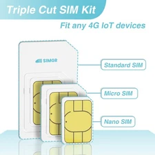 2GB 30 Days USA 4G Data Only SIM Card - For AT&T, T-Mobile & Verizon Users