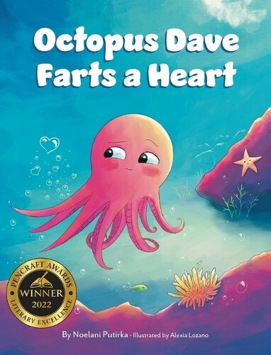 Thumbnail - Noelani Putirka Octopus Dave Farts A Heart (gebundene Ausgabe)