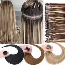 150G Nano Ring Hair Extensions Micro Nano Beads Link Real Human Hair Thick Ombre