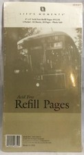 Life‘s Moments Acid Free 4" x 6" Refill Pages, 10 Sheets/20 Pages - MADE IN USA