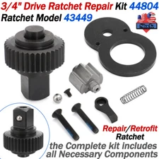 3/4" Drive Ratchet Repair Kit 43449 for Ratchet 44804 Retrofit Complete Set of 9