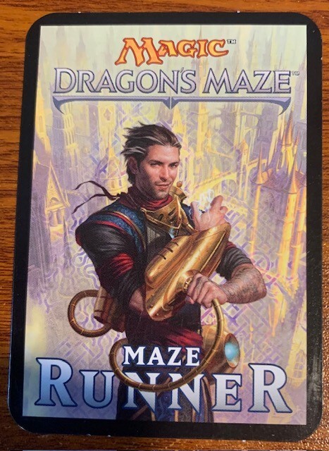 2013 MTG Wizards of the Coast Dragons Maze Maze Runner Insert Card
