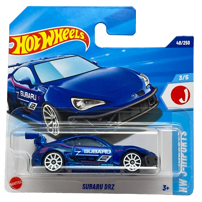 Subaru BRZ Blue Hot Wheels HW J-Imports 2025 Short Card HYW99