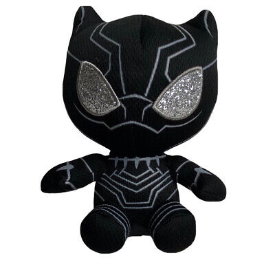 Ty Beanie Black Panther Super Hero Stuffed Plush Child Marvel Kids Toy 6" 15cm