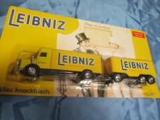 6  x  Werbe Mini - LKW , Leibniz / Bahlsen Re...