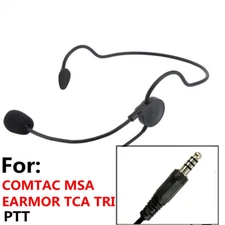 Tactical Headset NATO Plug for COMTAC MSA EARMOR TCA TRI PTT for Prc152 PRC148 