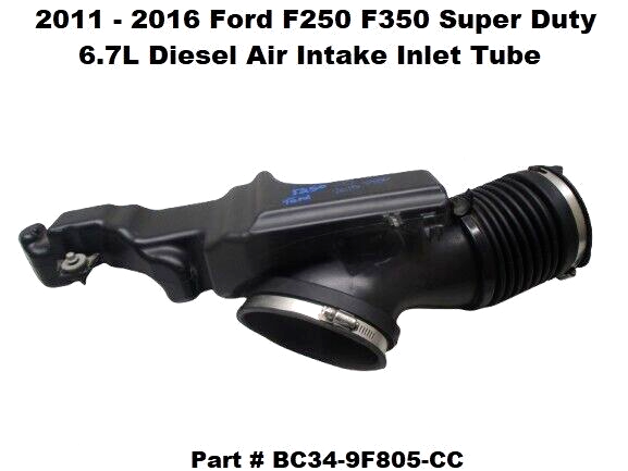BC34-9F805-CC 11 to 16 F250 SD 6.7L Diesel Engine Air