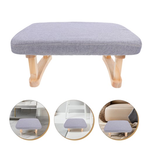Wooden Stool Small Wood Stool Rectangular Wooden Foot Stool Wooden Step Stool - Picture 4 of 12
