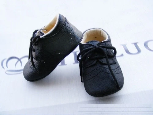 NEW Baby Boy **White Black Brown** Formal PU LEATHER Shoes 0-6 months Size 1