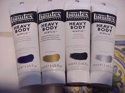 LIQUITEX HEAVY DUTY PROFESSIONAL PAINT (4) DIFFERENT 59mL