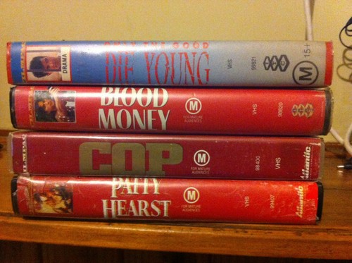 Blood Money Patty Hearst Only the Good Die Young Cop 4 Filmpac VHS Action HTF - Picture 2 of 5