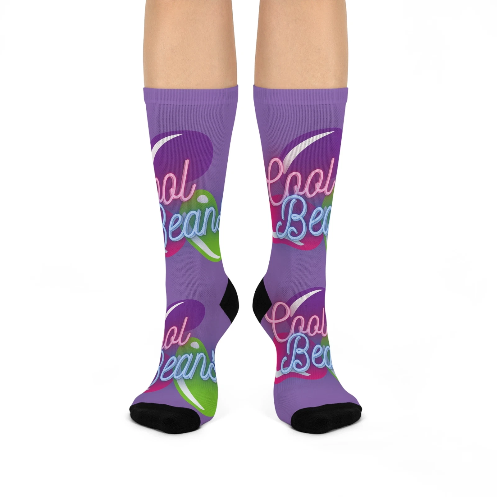 Cool Beans!! Cushioned Crew Socks