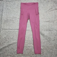 Lululemon Leggings Womens 4 Fast Free 7/8 Non-Reflective Nulux 25" Vintage Plum