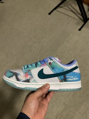 Size 9 - Nike Futura Laboratories x Dunk SB Low Bleached Aqua | eBay