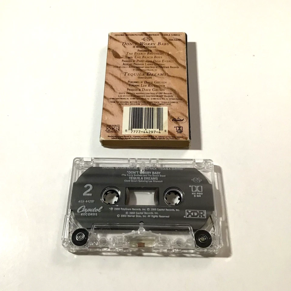 Everly Brothers, Beach Boys Don't Worry Baby (Cassette Single) Tequila Sunrise Foto 2 de 2