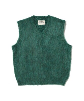 ASK availability First) BEAMS FUTURE ARCHIVE / SHAGGY KNIT VEST 