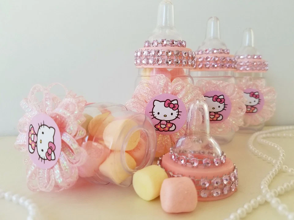 12 заполняемых бутылок Hello Kitty сувениры призы игры украшение для душа девочки - Изображение 4 из 4