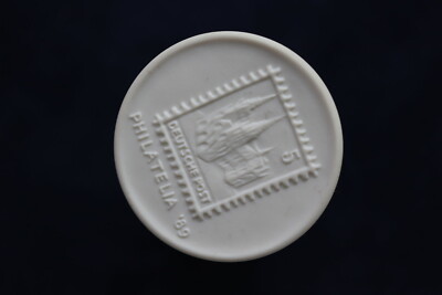 GERMANY PORCELAIN PHILATELIA KÖLN 1989 40mm B13 SWG40