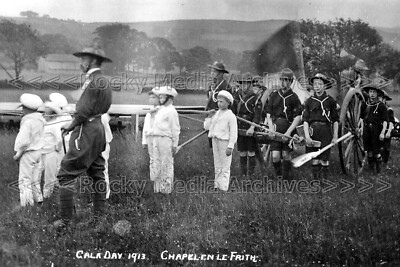 ftt-25 Pfadfinder Gala Day, Kapelle im Frith, Derbyshire 1913. Foto