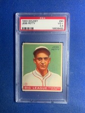 1933 Goudey #90 Jesse Petty PSA 3.5