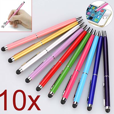 10pcs Capacitive Touch Screen Stylus Ball Pen for iPhone iPad iPod