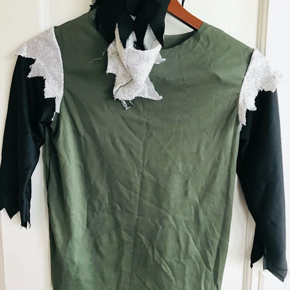 Rubíes Niño Talla M Zombie Pirata Alien Disfraz Camisa Pantalones Máscara Verde Plata Foto 2 de 4