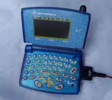 Cellulare GSM Motorola V100 V.Box blu usato difettoso per ricambi o riparazione così com'è