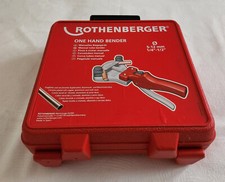 ROTHENBERGER 24134 One Hand Tube Bender Set, Ratchet, 1/4 to 1/2". Brand New!