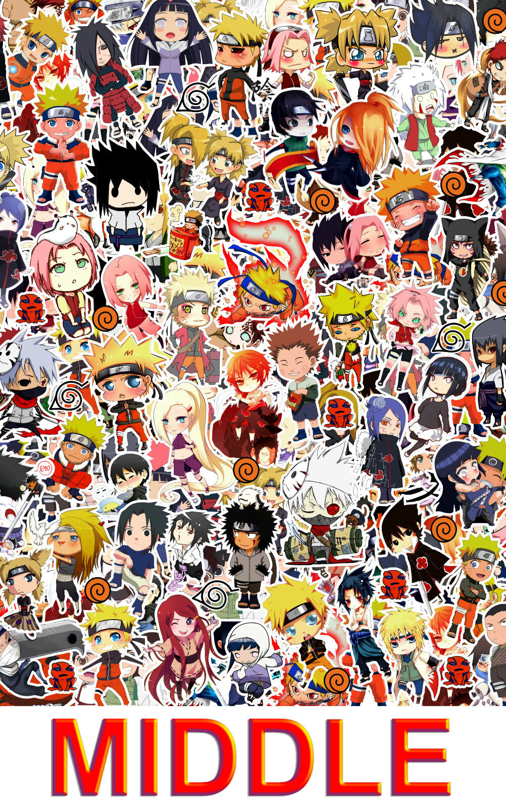 Pack Chibi Fun Animes Japon Vinyle Autocollant Autocollants