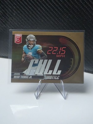 2025 Donruss Elite Gold Brian Thomas Jr #2 Jaguars /10 SP Panini Full Throttle