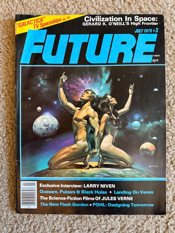 Future #3 (July 1978) - Boris Vallejo cover. interior art & interview