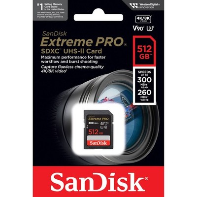 SanDisk Extreme PRO 512GB SDXC Memory Card BRAND NEW SEALED! CANON NIKON SONY ++