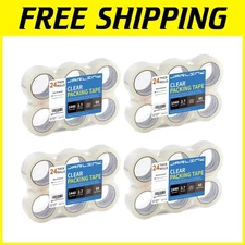 Heavy Duty 2.7mil Packing Tape - 24 Rolls, 1.88" x 60 Yards