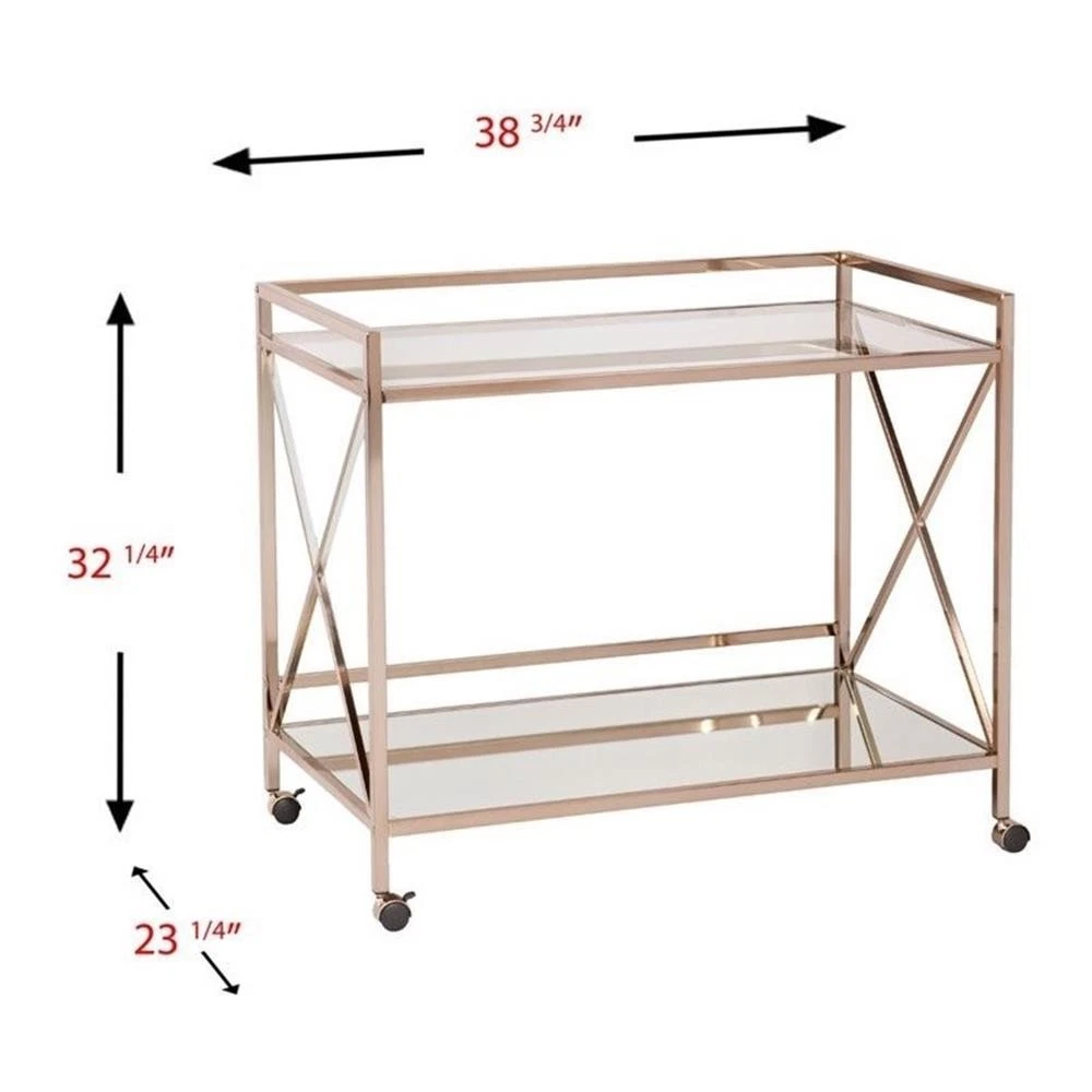 Southern Enterprises Maxton Bar Cart - Thumbnail 5