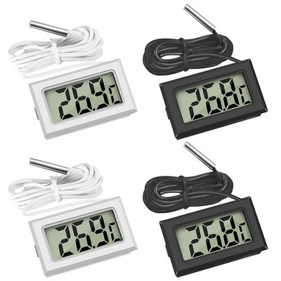 Thlevel LCD Digital Thermometer mit Externem Sensor für Kühlschrank