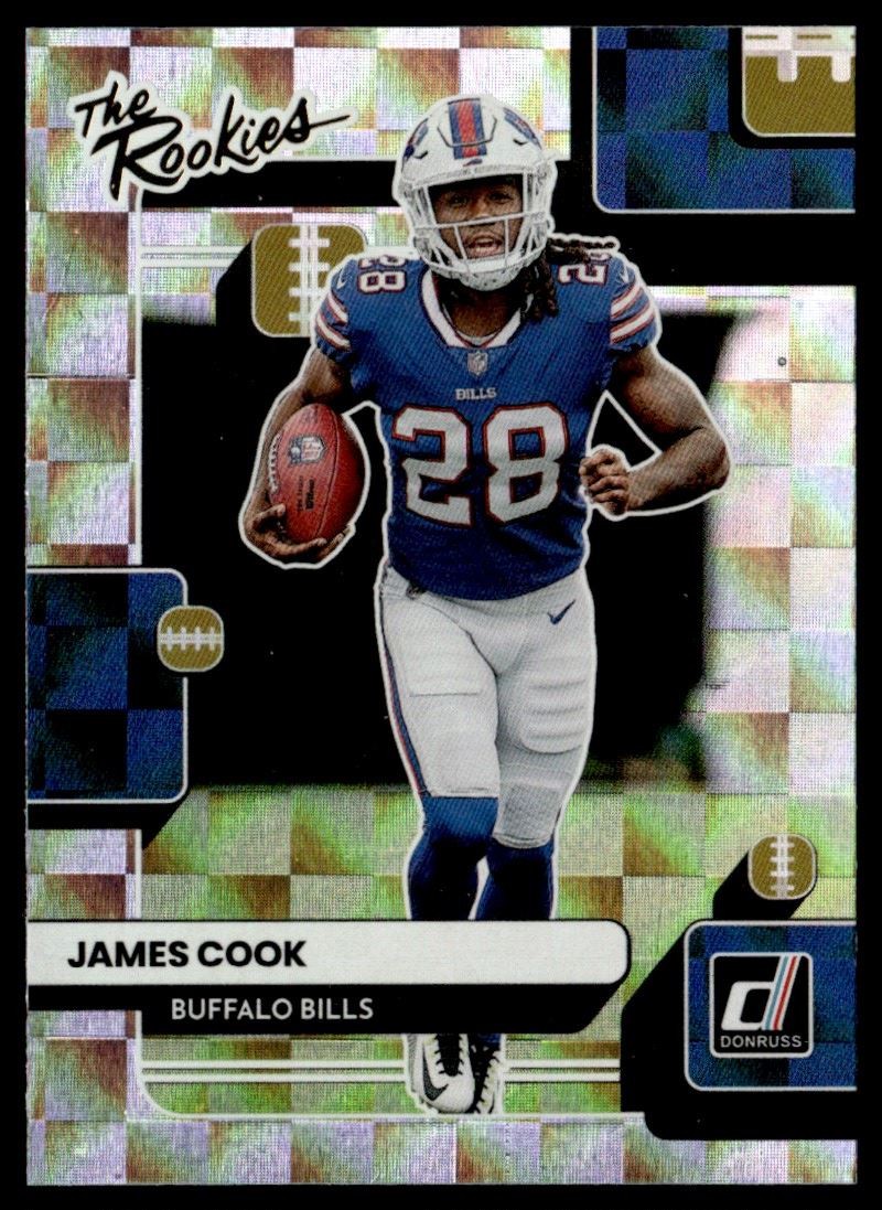 2022 Donruss The Rookies James Cook Rookie Buffalo Bills #TR-15