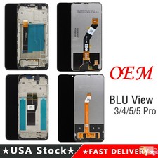 LCD Display Touch Screen Digitizer Assembly Frame For BLU View 3 / 4 / 5 / 5 Pro