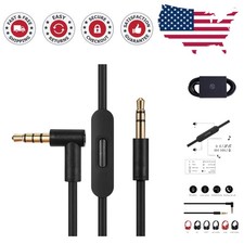 Ultra-Quality 3.5mm Audio Cable for Beats Headphones - Tangle-Free Durable