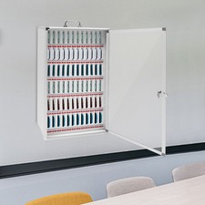 72 Slots Cell Phone Locker Portable Phone Storage Cabinet W/ 2 Keys for Schools