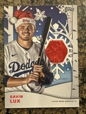 2021 Topps Holiday -Holiday Relics Gavin Lux #WHR-GL /75
