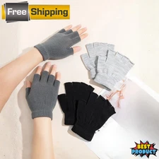 3pairs Fingerless Gloves Winter Finger Gloves Touch Screen Thermal Women's Glove