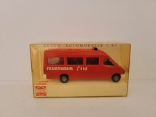 Modellautos 1:87 Mercedes Benz Sprinter Bus "Feuerwehr" in OVP von Busch, 47807