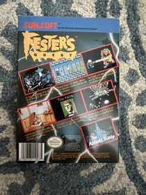 Carrello videogioco Fester's Quest (1989) NES CIB con scatola testato