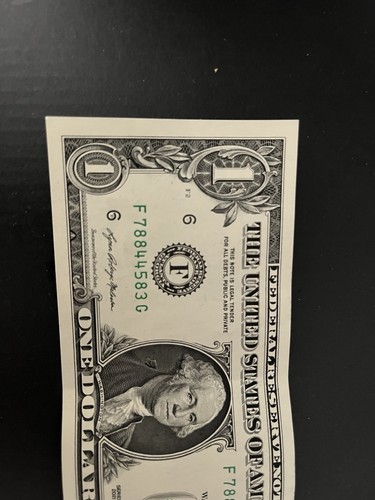 1 Dollar Schein Error Print Serie 2021 - Bild 1 von 3
