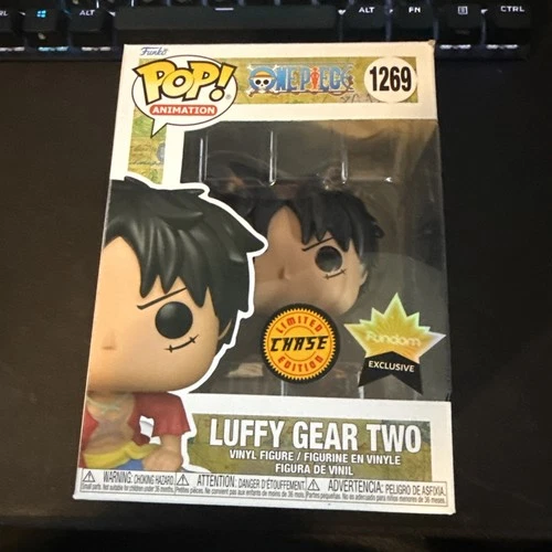 Funko Pop One Piece 1269 Luffy Gear Two Fundom Exclusive Chase W/ Protector